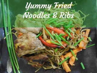 Our Yummy Fried Noodles & Ribs Recipe